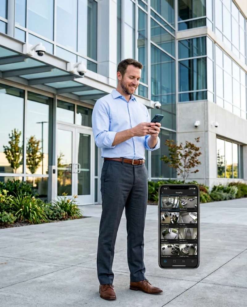 Cloud video security and business video surveillance