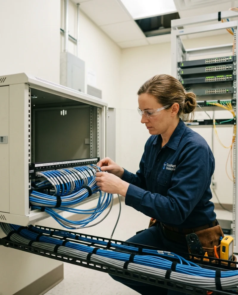Structured cabling services for business